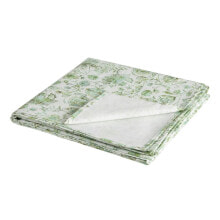Tablecloth 140 x 140 cm Polyester Green 100% cotton