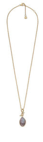 Ювелирные колье elegant gold-plated necklace with mother-of-pearl Agnethe SKJ1558710
