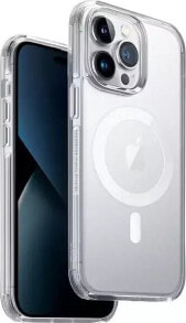 Uniq Etui UNIQ Combat Apple iPhone 14 Pro Max MagClick Charging przeźroczysty/dove satin clear