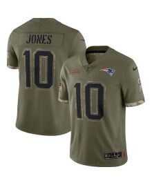 Nike men's Mac Jones Olive New England Patriots 2022 Salute To Service Limited Jersey