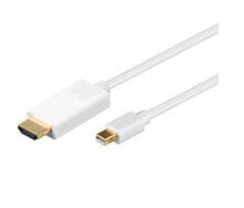 Microconnect 3m MDP/HDMI M/M mini DisplayPort Белый MDPHDMI3
