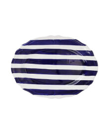 VIETRI amalfitan Stripe Oval Platter 13
