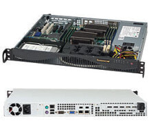 Сервера supermicro SuperChassis 512F-600LB Cтойка Черный 600 W CSE-512F-600LB
