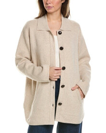 Купить женские свитеры Alashan Cashmere: Alashan Cashmere Willow Button Wool Shacket Women's