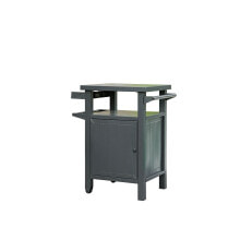 Simplie Fun versatile Grill Cart Premium Metal, Ample Storage, Mobile Workspace