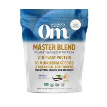 Грибы oM Organic Master Blend Plant-Based Protein Creamy Vanilla -- 19.04 oz