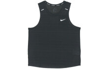 Nike 纯色印花无袖针织背心 男款 黑色 / Майка Nike Workout CU5983-010