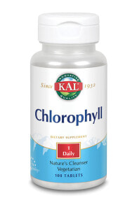 Водоросли kAL Chlorophyll Хлорофилл 100 таблеток