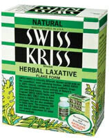 Витамины и БАДы для пищеварительной системы Natural Swiss Kriss Herbal Laxative Flake Form Эффективное натуральное слабительное 92 г