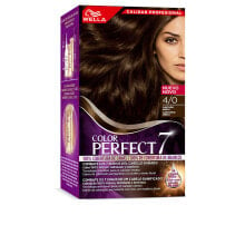 Wella Color Perfect 7 Color Cream 4/0 Стойкая масляная крем-краска для волос, оттенок каштановый