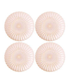 Godinger blush Scalloped Iridecent Appetizer Plates