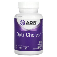Advanced Orthomolecular Research AOR, Продвинутая серия, Opti-Cholest, 60 капсул (Товар снят с продажи) 