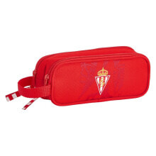 SAFTA Sporting Gijon Double Pencil Case