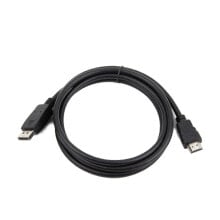 Gembird DisplayPort - HDMI, 1m HDMI A Черный CC-DP-HDMI-1M