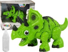 Купить развивающие игровые наборы и фигурки для детей Triton: Figurka TRITON Interaktywny Dinozaur Triceratops Para Wodna Dźwięk Zielony