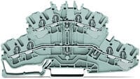 Wago 2002-2401 клеммная коробка 4 Серый