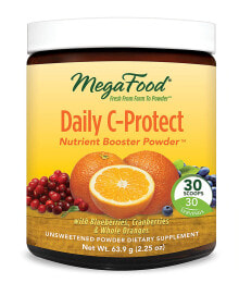 Витамин C MegaFood Daily C-Protect Порошок витамина С  с супер фруктами 30 порций 63,9 г