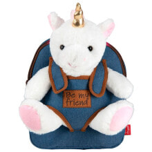 PERLETTI Unicorn Tiara Plush Backpack