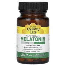 Melatonin, Rapid Release , 1 mg, 60 Tablets
