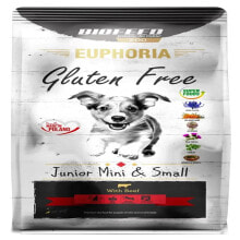 BIOFEED Euphoria gluten free junior mini & small beef dog food 12 kg