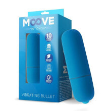 Виброяйцо или вибропуля MOOVE Vibrating Bullet 10 Functions Blue