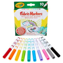 Фломастеры для рисования для детей cRAYOLA Fabric Marker 10 Units