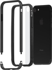Moshi Moshi Luxe - Etui Z Aluminiową Ramką Iphone 8 / 7 (black)