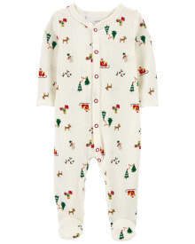 Baby Christmas Snap-Up Thermal Sleep & Play Pajamas