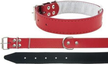 Ошейники для собак dino Leather collar Dino 40mm / 67cm red