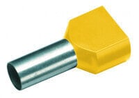 182480 - Pin terminal - Copper - Straight - Yellow - Tin-plated copper - Polypropylene (PP)