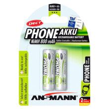Батарейки и аккумуляторы для фото- и видеотехники aNSMANN 1x2 MaxE NiMH Rechargeable Mignon AA 800mAh DECT Phone Batteries