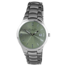 Мужские наручные часы с браслетом Мужские наручные часы с серебряным браслетом Kenneth Cole 10008374 ( 44 mm)