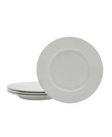 Fitz and Floyd everyday Whiteware Classic Rim Salad Plate 4 Piece Set