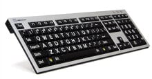 Клавиатуры logickeyboard LKB-LPRNTWB-AJPU клавиатура USB Французский Черный, Серебристый LKB-LPRNTWB-AJPU-FR