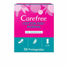 CAREFREE COTTON protector sin fragancia 56 uds