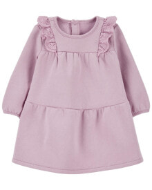 Baby Long Sleeve Fleece Dress