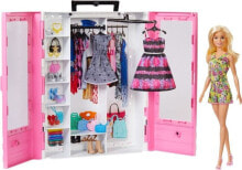 Lalka Barbie Mattel Fashionistas - Szafa na ubranka (GBK12)