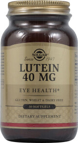 Лютеин, зеаксантин solgar Lutein -- Лютеин для улучшения зрения --40 мг--30 мл