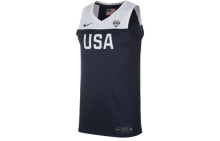 Nike 球迷版 美国梦之队队 运动中长款宽松无袖篮球背心 男款 深蓝色 / Майка Nike NBA CJ6872-451