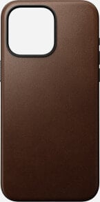 Nomad Nomad Modern Leather Case, brown - iPhone 15 Pro Max