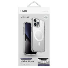 UNIQ Lifepro Xtreme iPhone 14 Pro Max 6.7Magclick Charging Frost Clear phone case