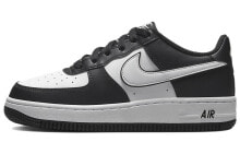 Nike Air Force 1 Low 防滑耐磨轻便 低帮 板鞋 GS 黑白 / Кроссовки Nike Air Force 1 Low GS DV1621-001