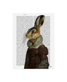 Trademark Global fab Funky Madam Hare Portrait Canvas Art - 36.5