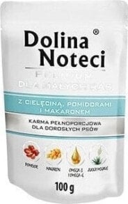 Dolina Noteci Premium z Cielęciną, Pomidorami i Makaronem Małe Rasy 100 g