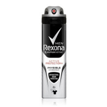 Дезодоранты rexona Men Active Protection &amp; Invisible Deodorant-Spray Невидимый дезодорант-спрей для мужчин 150 мл