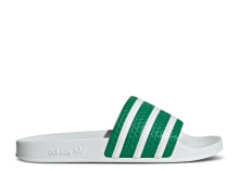 Adilette Slides 'Green White'