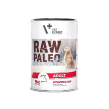 RAW PALEO Adult monoprotein beef wet dog food 400g