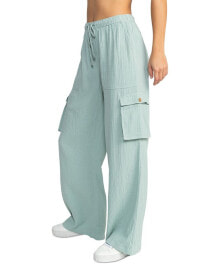 Купить женские брюки Roxy: Juniors' Cotton Precious Cargo Beach Pants