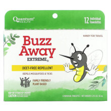 Buzz Away Extreme, 12 Individual Towelettes