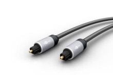 Goobay Plus Toslink Digital Audio Anschlusskabel 5 m - Toslink-Stecker> - Cable - Audio/Multimedia